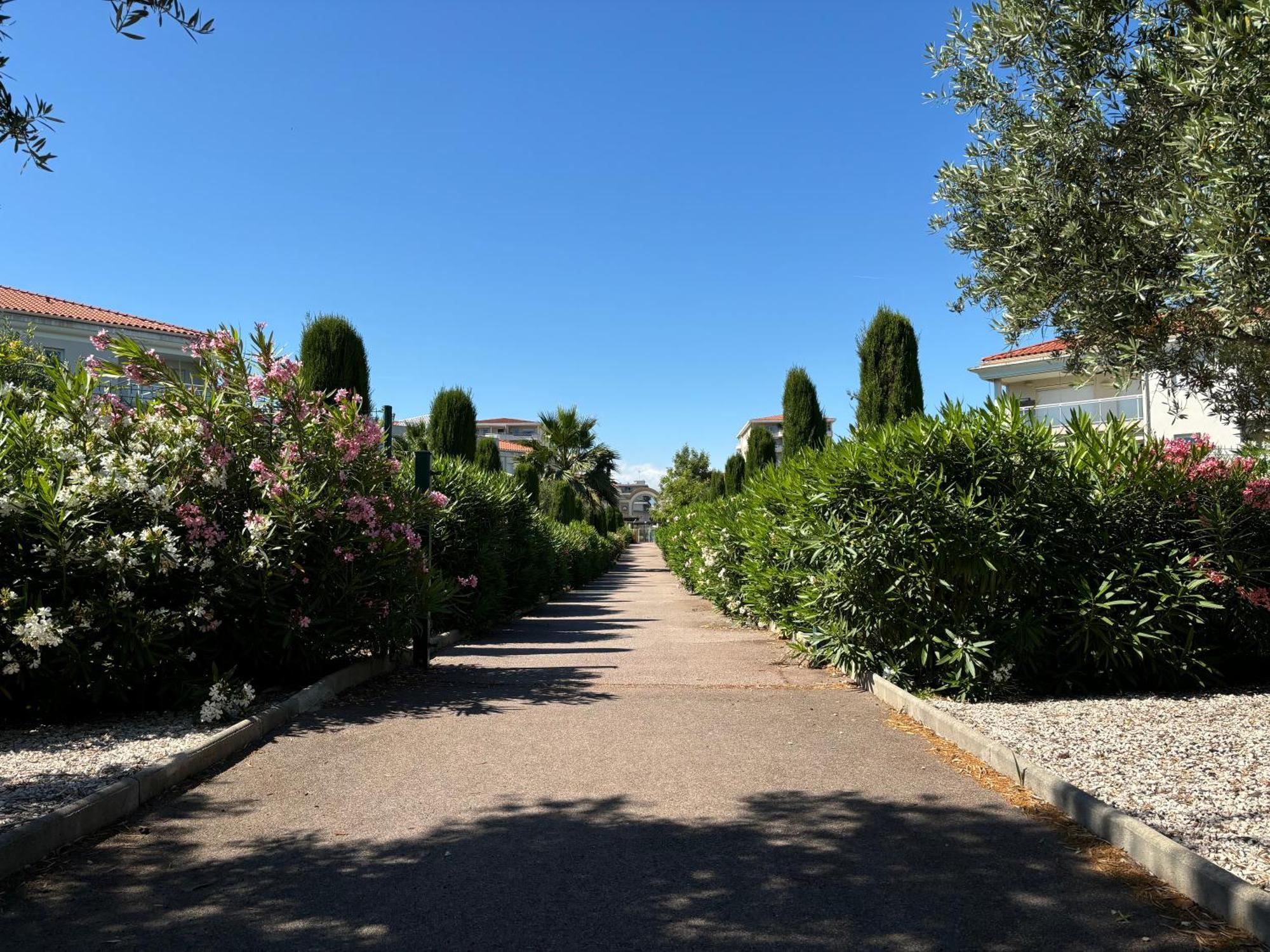 Beachside Apartment With Pool & Garden In Juan Les Pins Antibes Esterno foto