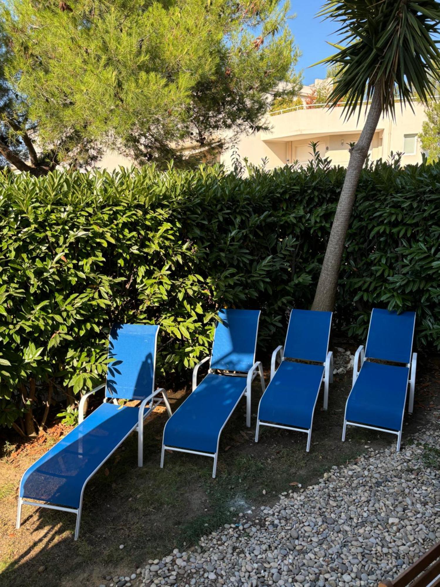 Beachside Apartment With Pool & Garden In Juan Les Pins Antibes Esterno foto